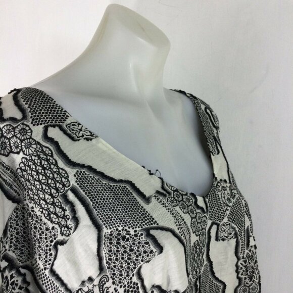 Riser Goodwyn Cotton Silk V-Neck Animal Print - Picture 4 of 8